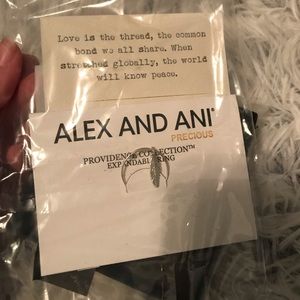 Expandable feather ring by Alex and Ani!